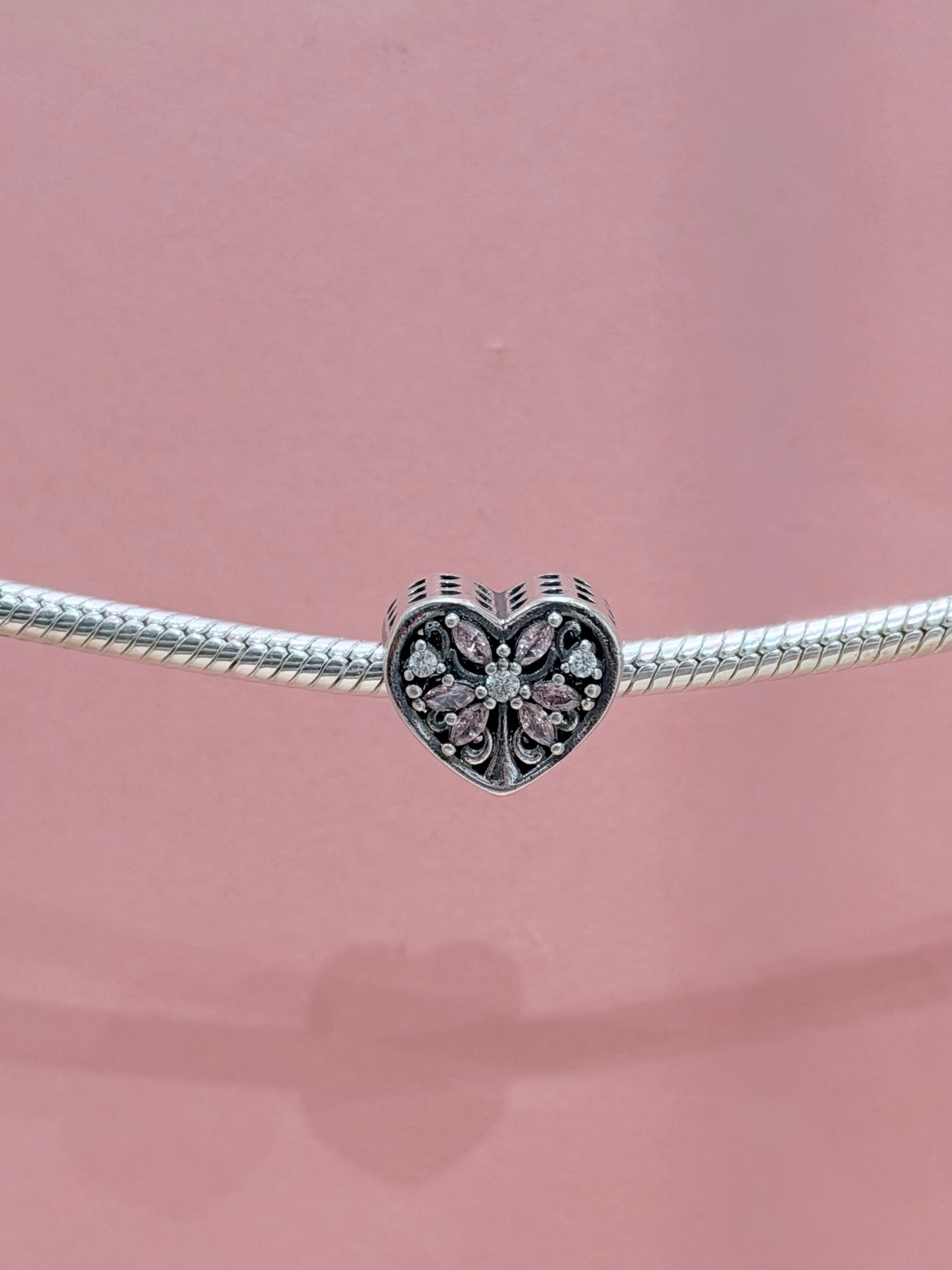 CORAZON CON ARBOL ROSA