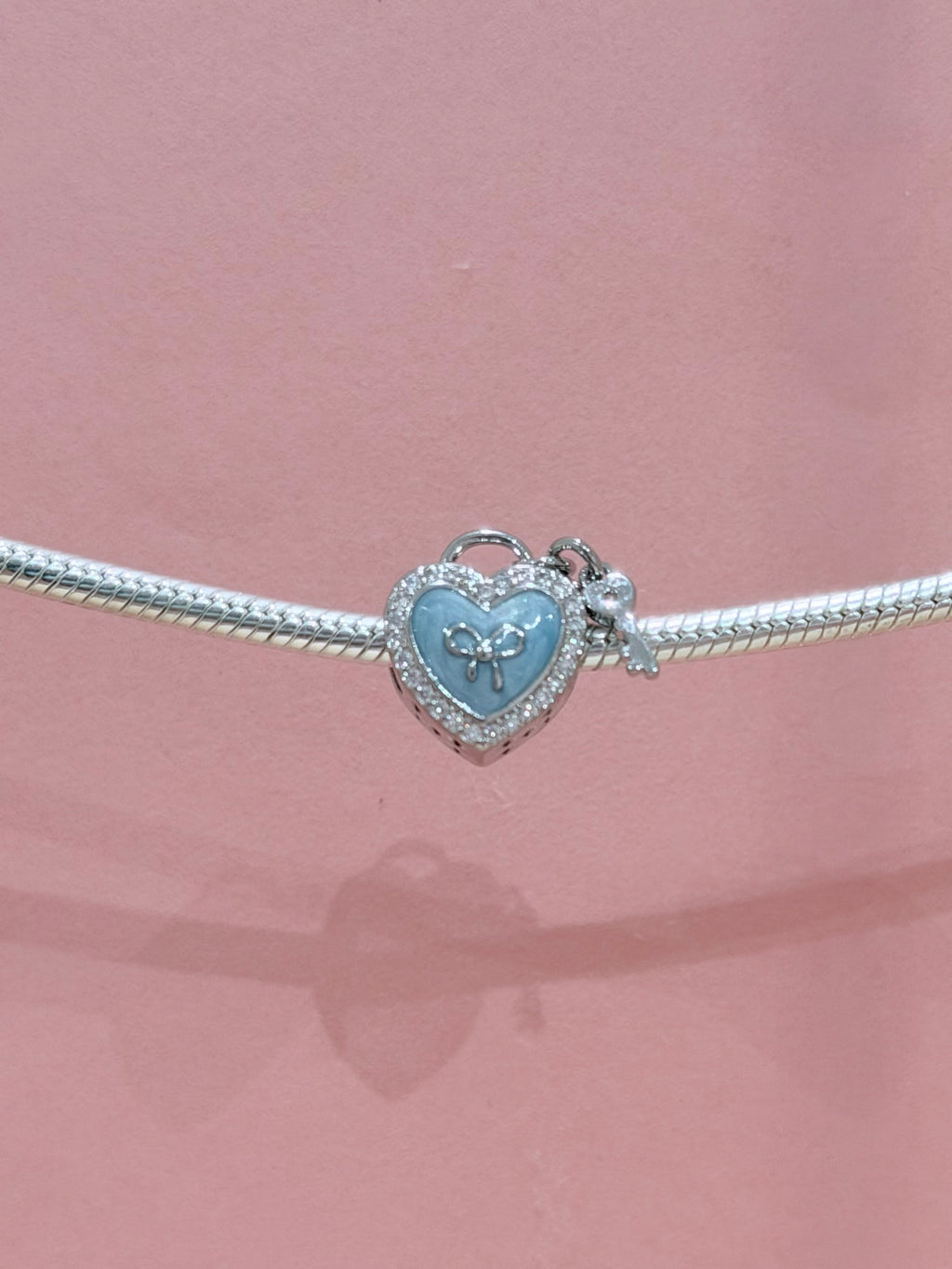 CANDADO CORAZON AZUL