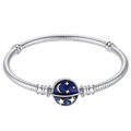CIRCULO AZUL LUNA Y ESTRELLAS