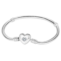 CORAZON PLATEADO CON BRILLANTE