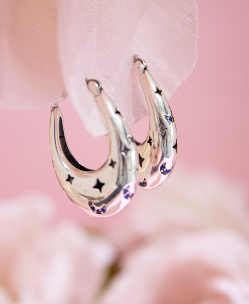 LUNA CON ESTRELLAS