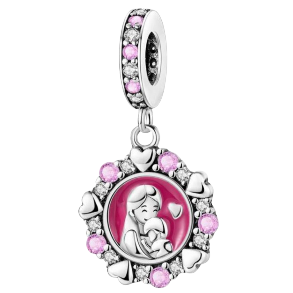 CIRCULO ROSA MAMA E HIJO