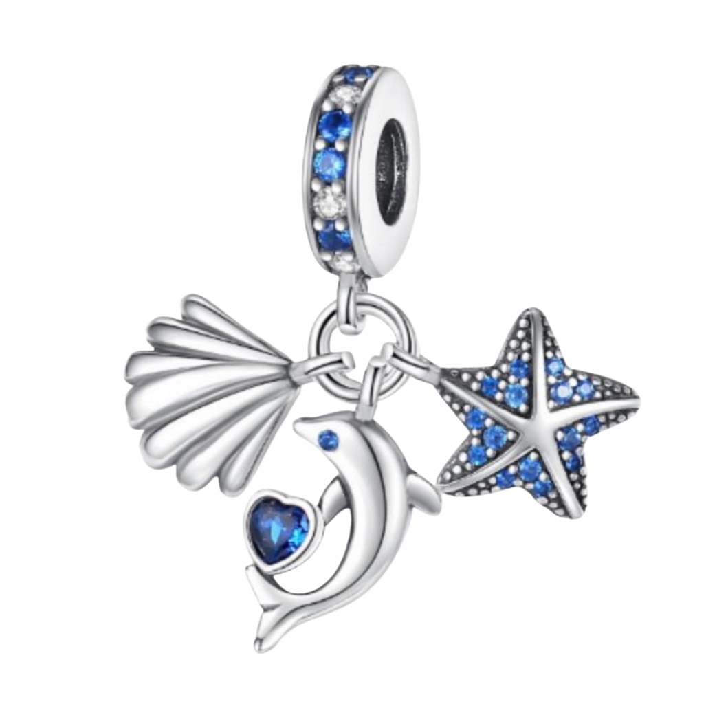 DELFIN, CONCHA Y ESTRELLA DE MAR