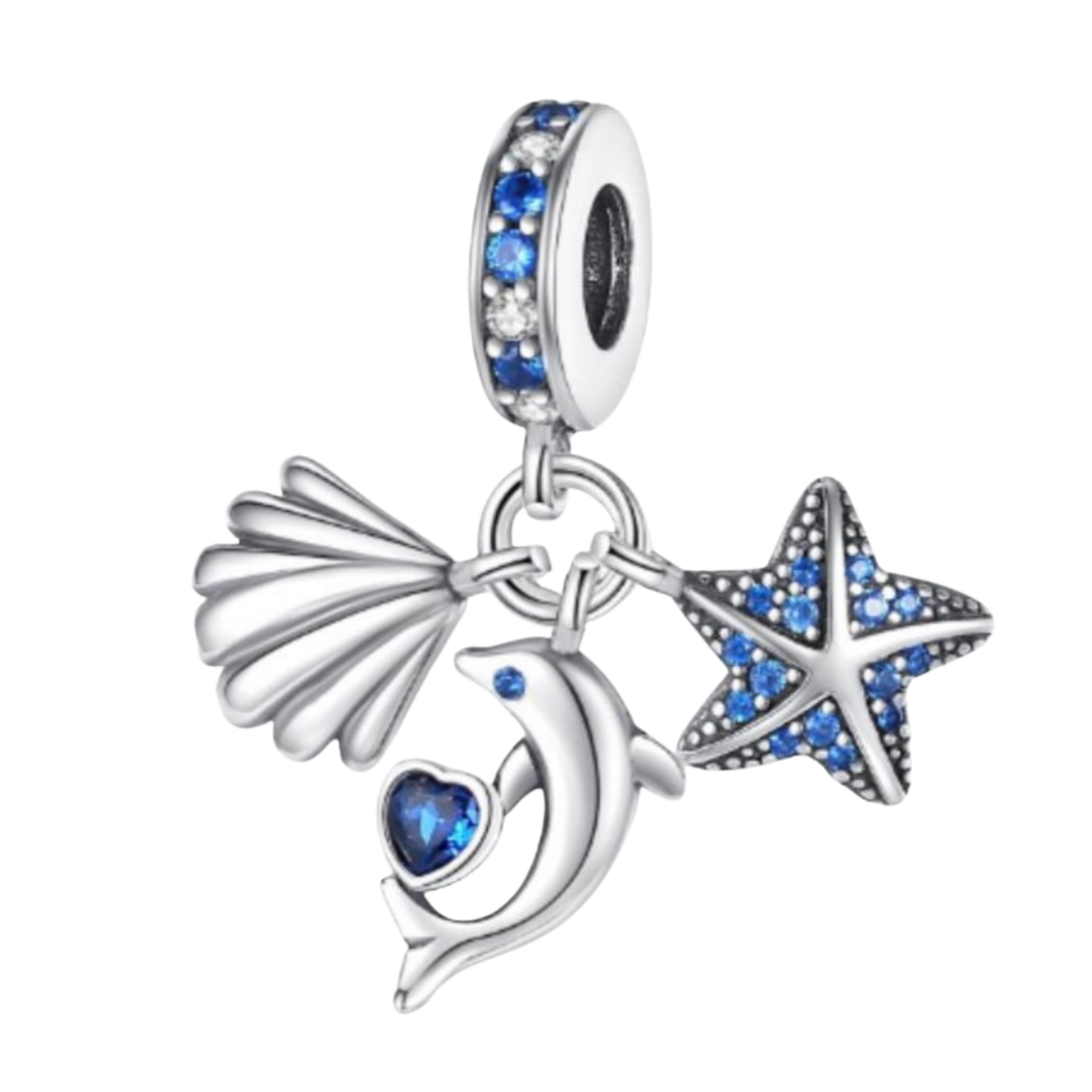 DELFIN, CONCHA Y ESTRELLA DE MAR