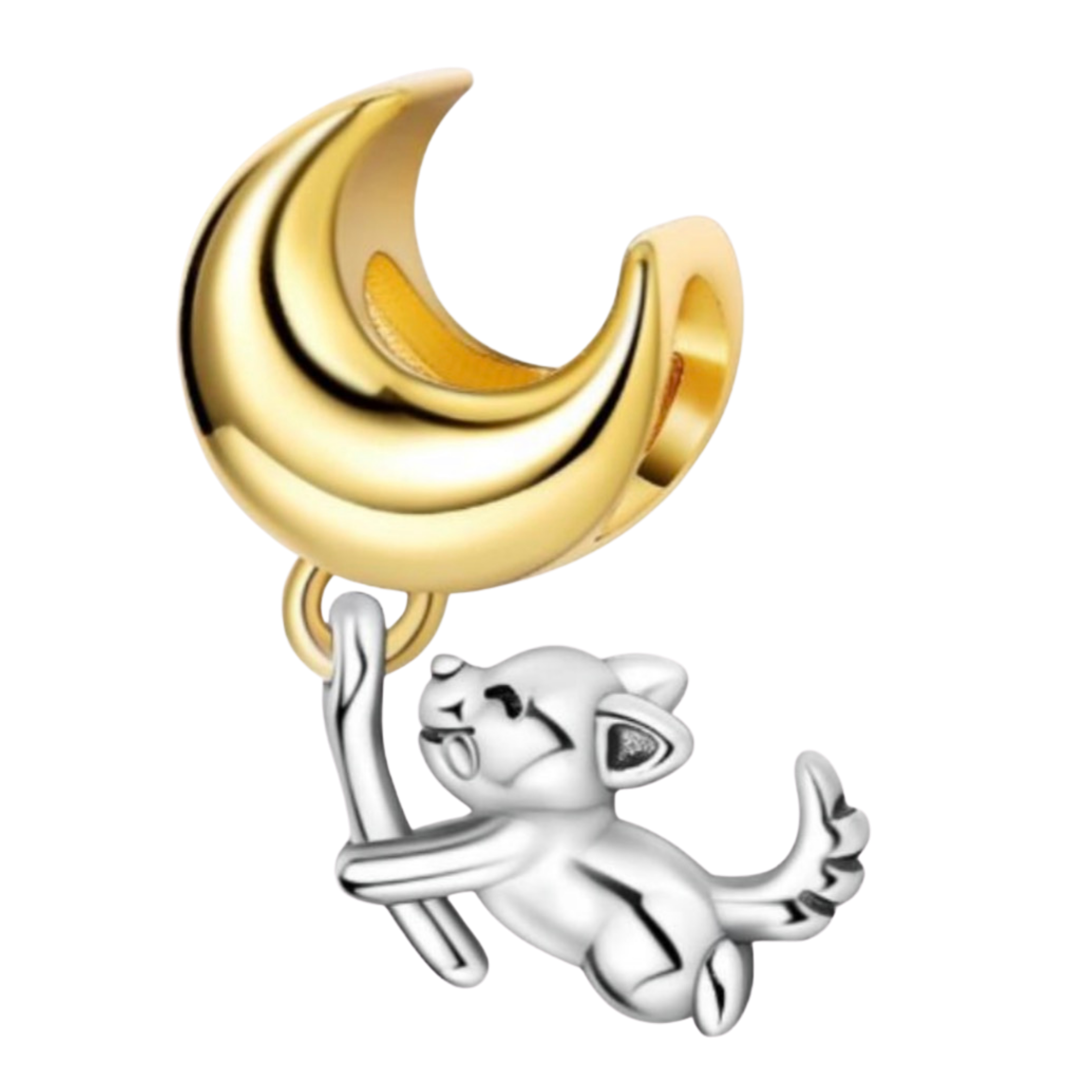 LUNA CON PERRO COLGANTE