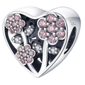 CORAZON CON FLORES ROSAS
