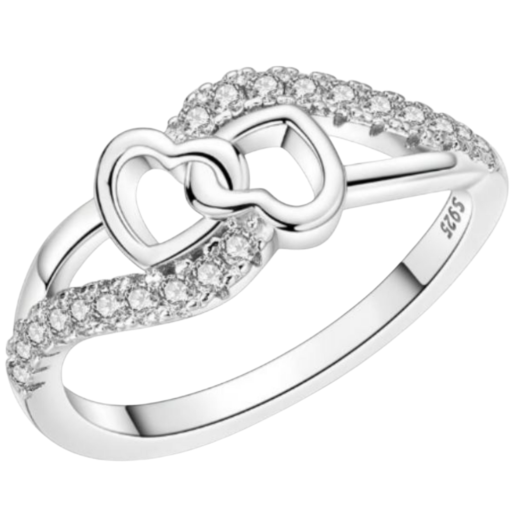 CORAZONES CON BRILLANTES