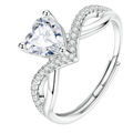 BRILLANTE CORAZON BLANCO